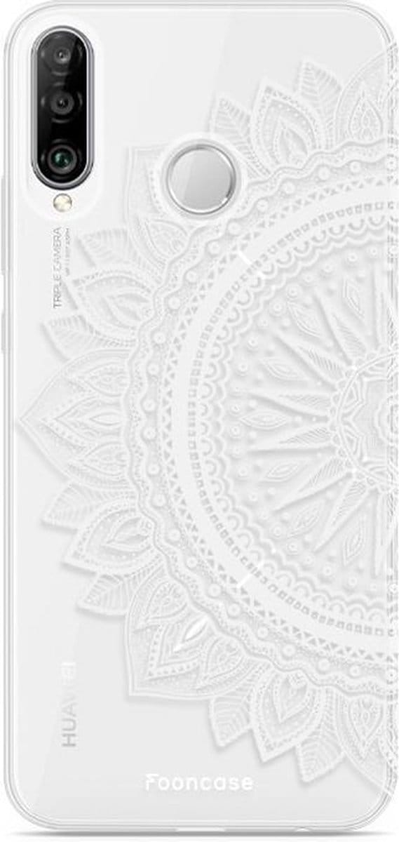 Fooncase Hoesje Geschikt voor Huawei P30 Lite - Shockproof Case - Back Cover / Soft Case - Mandala / Ibiza
