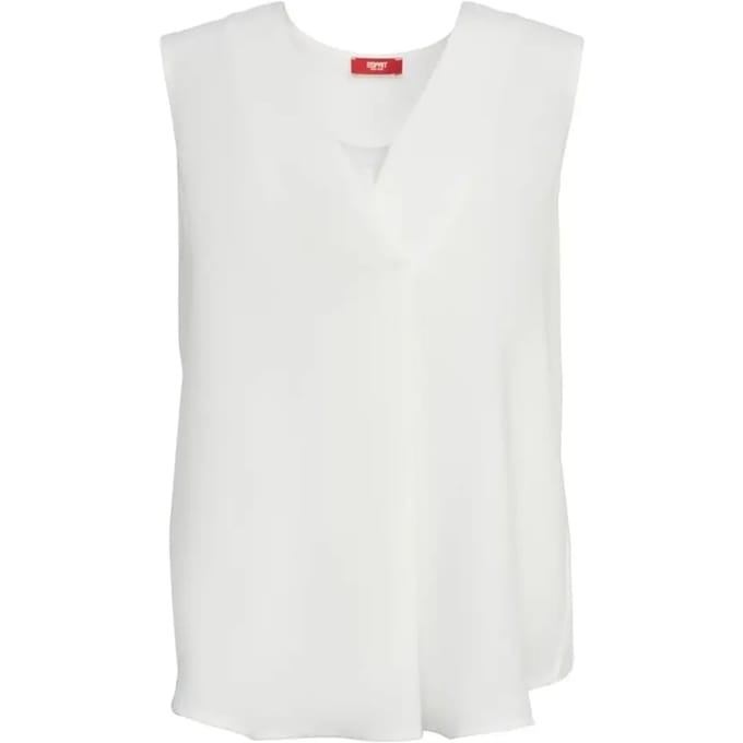 Damesblouse met v-hals Esprit