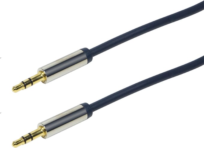LogiLink 3.5mm - 3.5mm 5m audio kabel Blauw