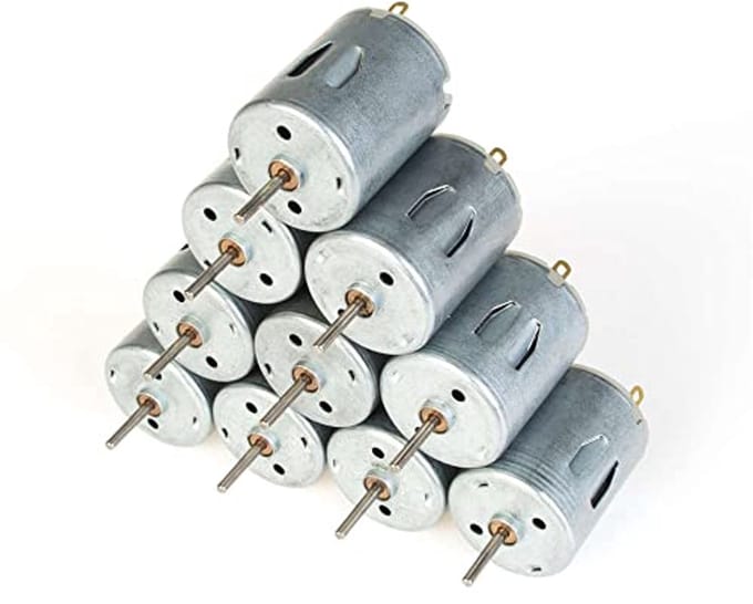 10 Stuks Hoge Snelheid DC Motor 3-6V voor DIY Projecten en Speelgoed