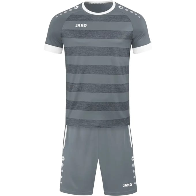Jako Celtic Melange Shirt Korte Mouw Heren - Steengrijs | Maat: M