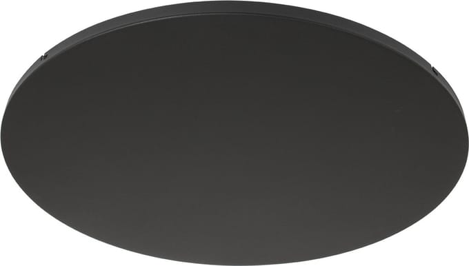 Plafondplaat Ø 70 cm - zonder gaten - zwart