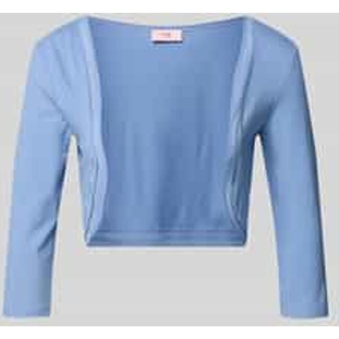Bolero van viscosemix met 3/4-mouw