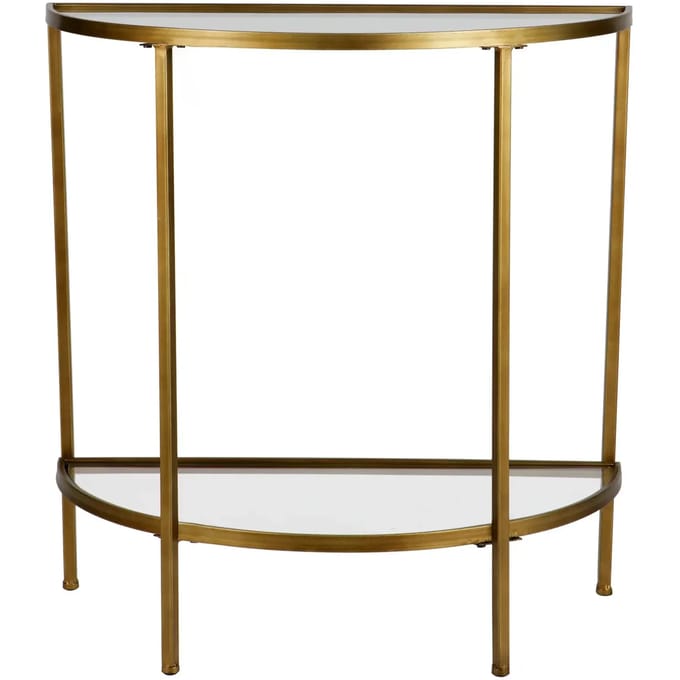 WOOOD Goddess Sidetable - Metaal - Antique Brass - 75x37x75