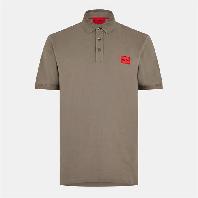 Hugo Heren Deruso Poloshirt (Medium Grijs)