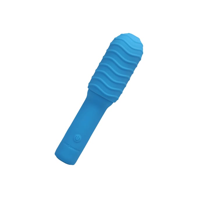 Doc Johnson - Elite - Mini Vibrator with Interchangeable Attachment - 4 / 10 cm
