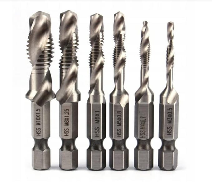 Silver S11533 - HSS Taps Boor Set - 6-delig - Precizie en Duurzaamheid