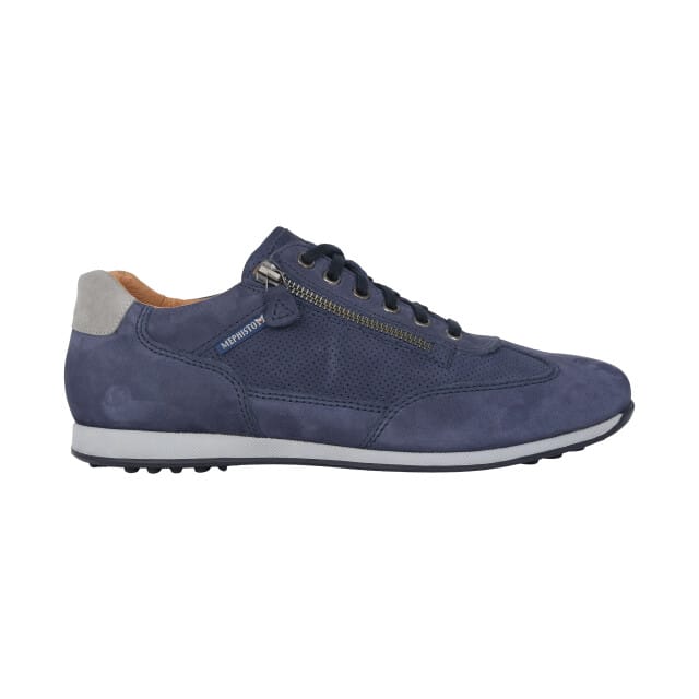 Mephisto Leon - heren sneaker - Blauw - maat 40 (EU) 6.5 (UK)