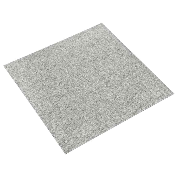 vidaXL - Tapijt - 20 - st - Lichtgrijs - 50 - x - 50 - cm - 100% - Polypropyleen