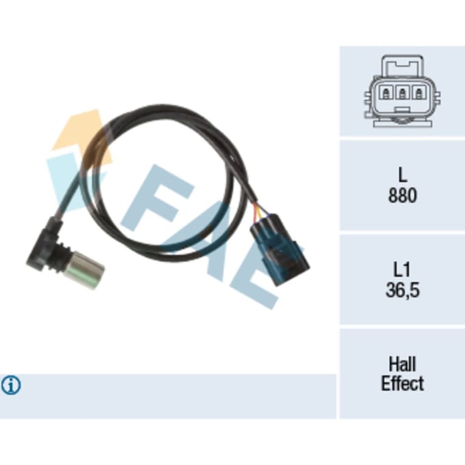 Sensor voor besturingsas FAE 79433