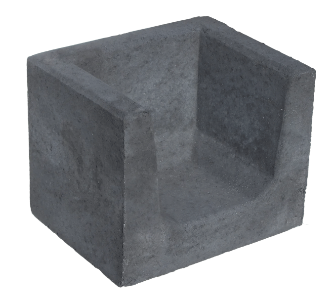 U-element 40x50x40 Antraciet | Hoek
