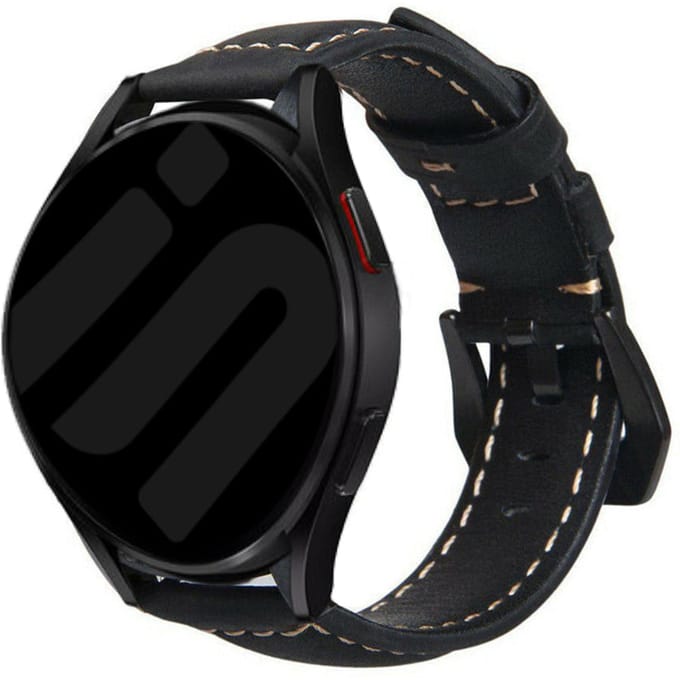 Huawei Watch GT 5 - 46mm leren bandje (zwart)