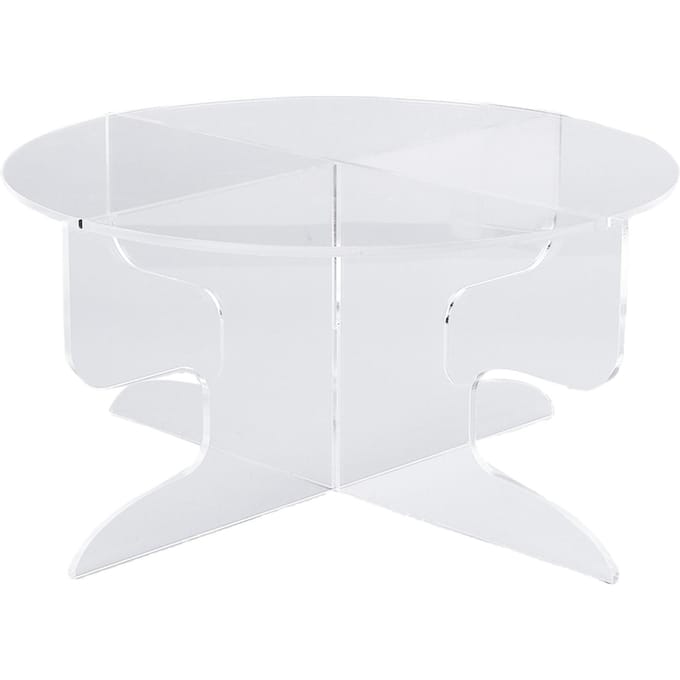 Drankdispenser Stand Multifunctionele Acryl Drankdispenser Stand voor Taarten Cupcakes Waterkan Plant white