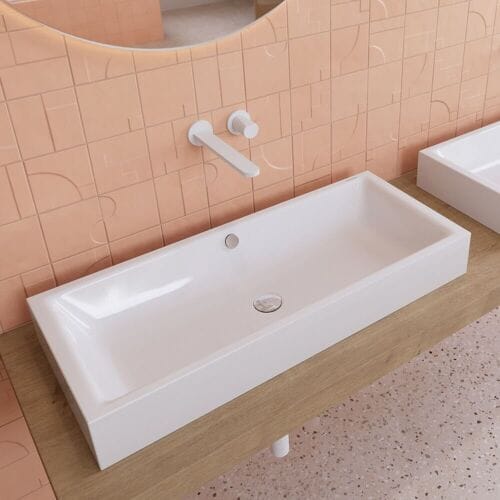 Kaldewei PURO S countertop washbasin 3176, 90 cm 909206003001