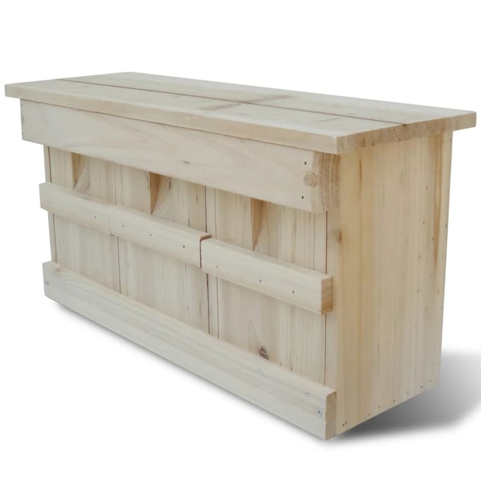 vidaXL - Nestkast - voor - huismus - 44 - x - 15,5 - x - 21,5 - cm