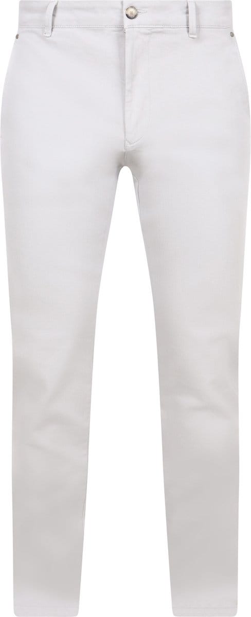 Suitable Chino broek Philo Flex Grijs - Maat W 33 - L 32 - Heren - Mannen broeken