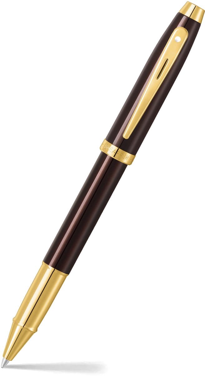 Sheaffer rollerball 100 - E9370 - coffee brown PVD gold