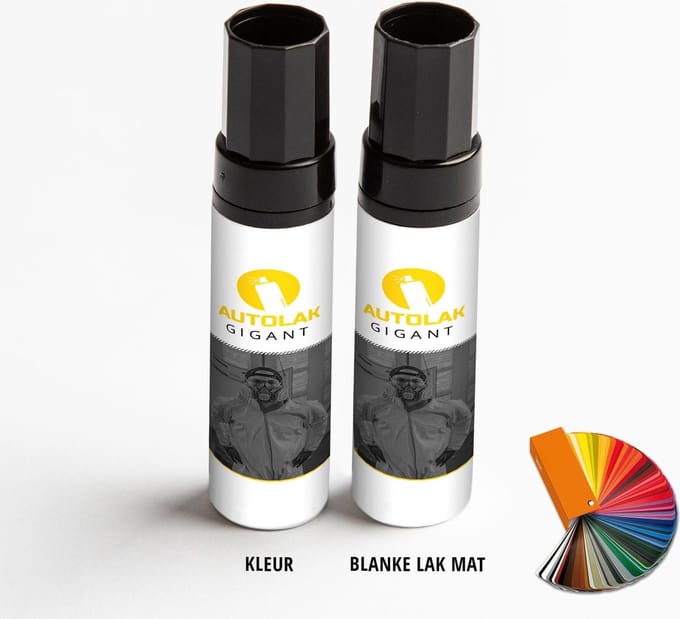 AUDI - lakstift (set) - L3FZ - SATINSCHWARZ