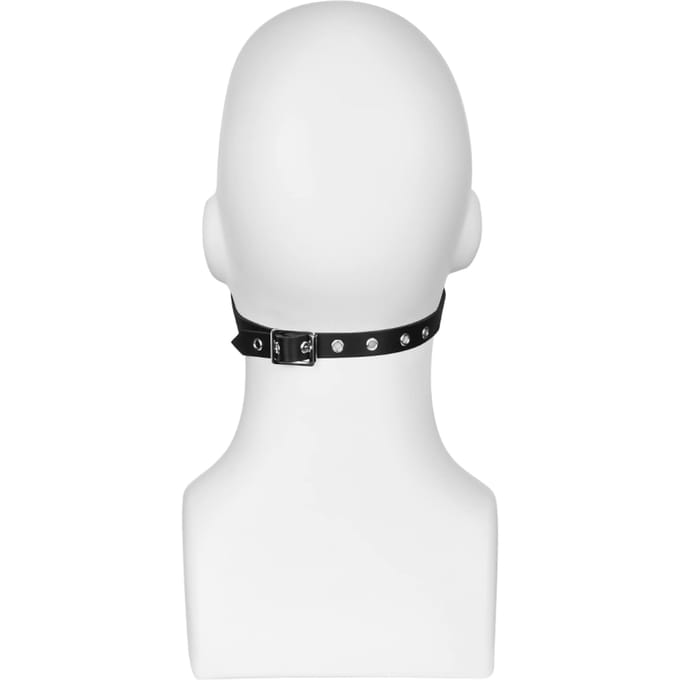 Rimba - Ring gag Van Leer - Zwart