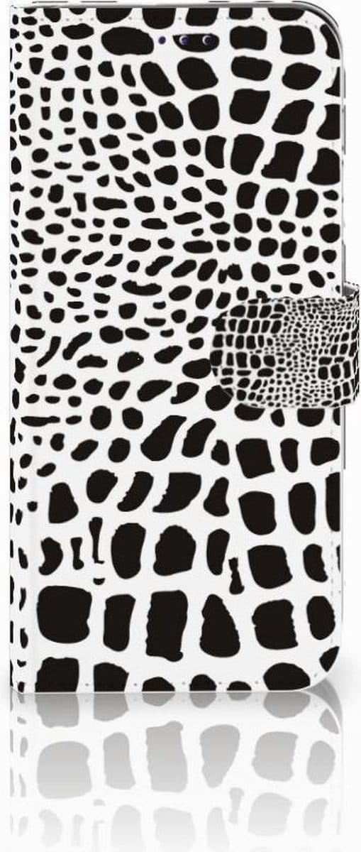 Samsung Galaxy A50 Telefoonhoesje met Pasjes Slangenprint