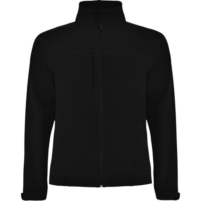 Roly Heren Rudolph Soft Shell Jas (Zwart)