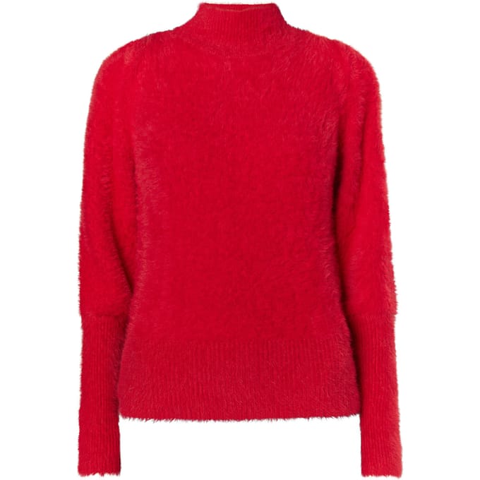 Faina Gebreide trui Dames rood