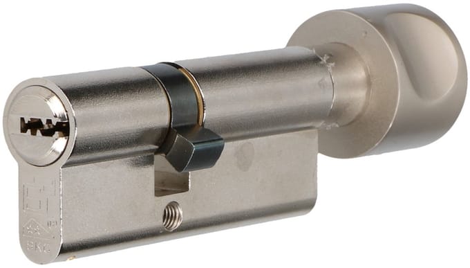 S2 veiligheidscilinder F6 K65/30 SKG 2, knopcilinder (verschillend sluitend)