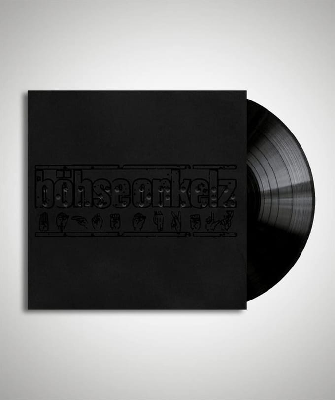 Böhse Onkelz LP - Schwarzes Album - voor Geen - standaard