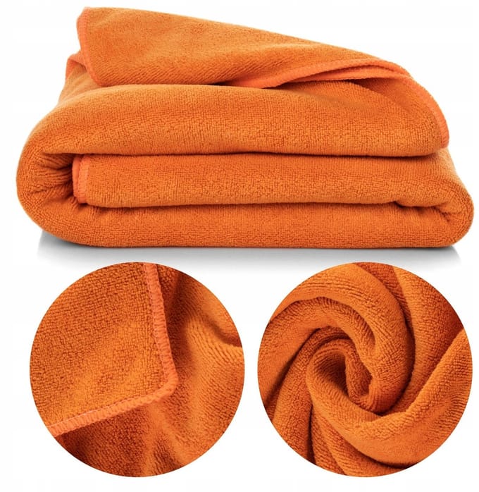 Amy Sneldrogende Handdoek Bad 50x90cm 380g Microvezel Oranje