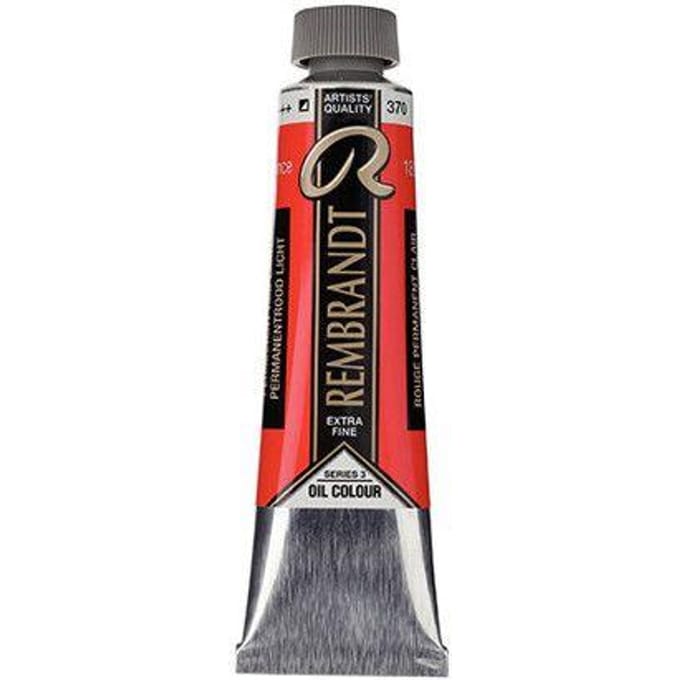 Rembrandt Olieverf Tube 40 ml Permanentrood Licht 370