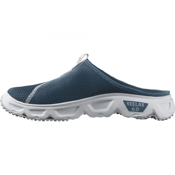 Salomon Reelax Slide 6.0 - Slippers - Blue Ashes / White / Pearl Blue - 42