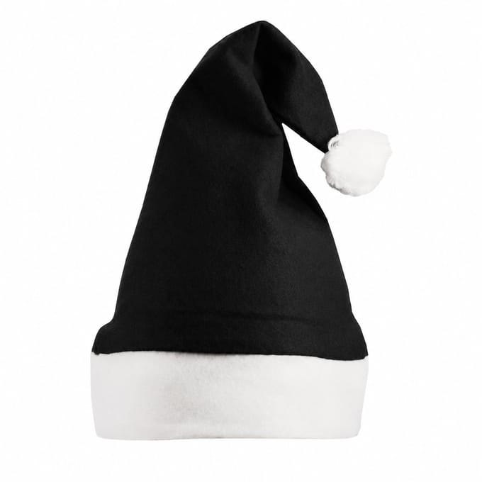 Benza Kerstmuts - Zwart - Vilt - One Size