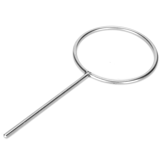 Laboratorium RVS Steunring Stevig Corrosiebestendig Laboratorium Experiment 120 mm / 120MM gray