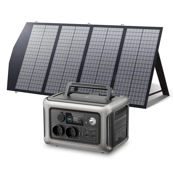 ALLPOWERS Zonnegeneratorset 600W (R600 + SP029 140W zonnepaneel)