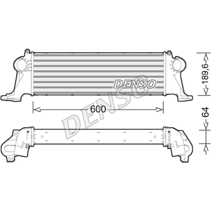 Intercooler DENSO DIT12004