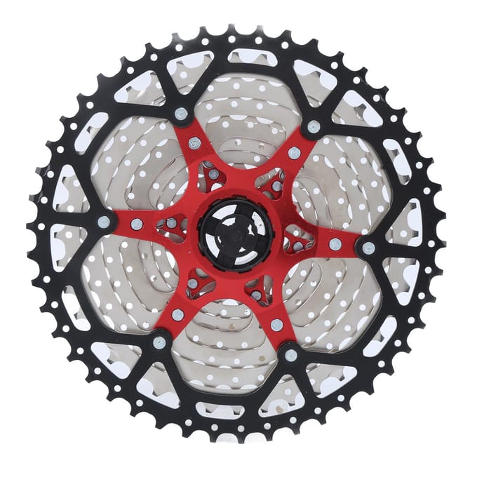 WAKE 11-Speed Fiets Cassette 11‑46T Racefiets Vrijloop Cassette Tandwiel voor Mountainbike gray