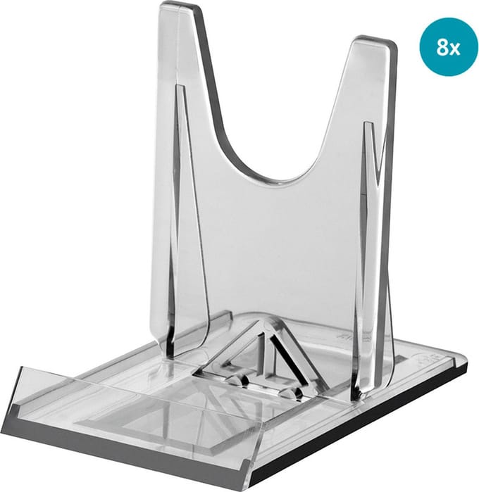 Universeelstandaard Fedia - Smartphonestandaard - hoogte 80 mm - 8 stuks