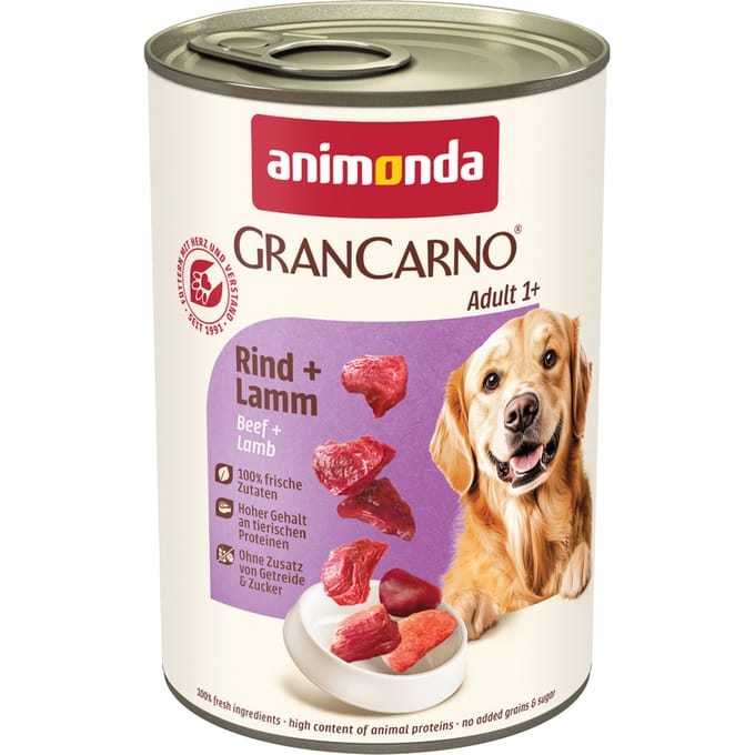Animonda GranCarno Original Adult - Rund met Lam - 6 x 400 g