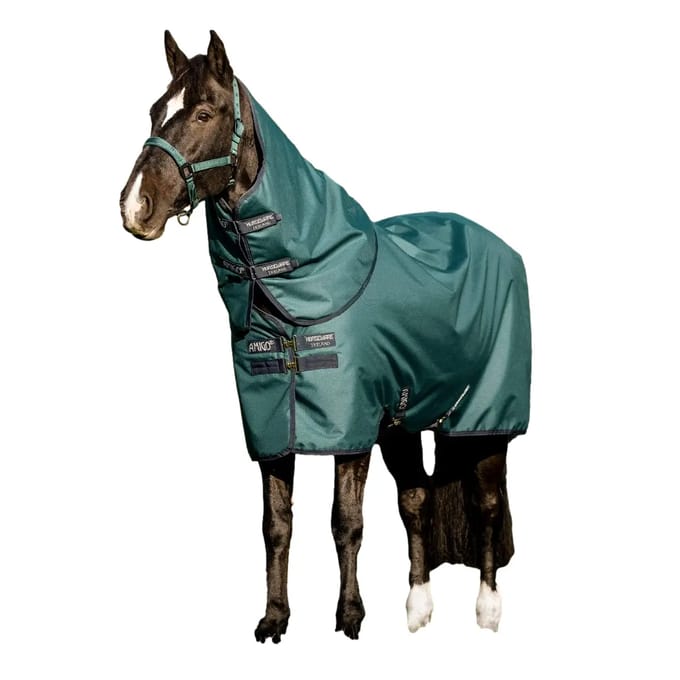 Waterdichte halsdeken voor paard Horseware Amigo® 150g