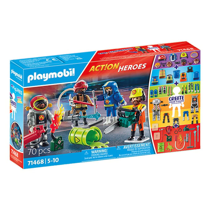 Playmobil Actie - Action Heroes My Figures Brandweer - 71469