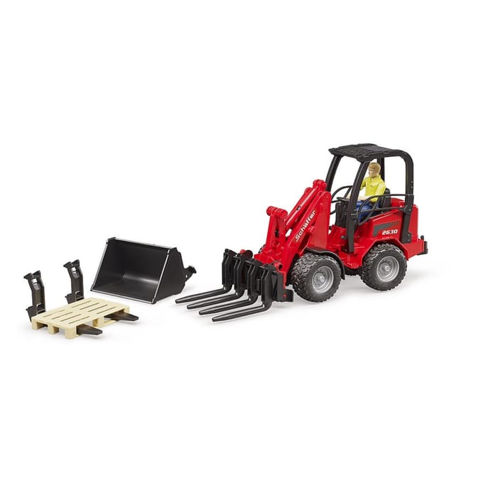 Bruder Schäffer Compact loader 2630 with figure and accessories