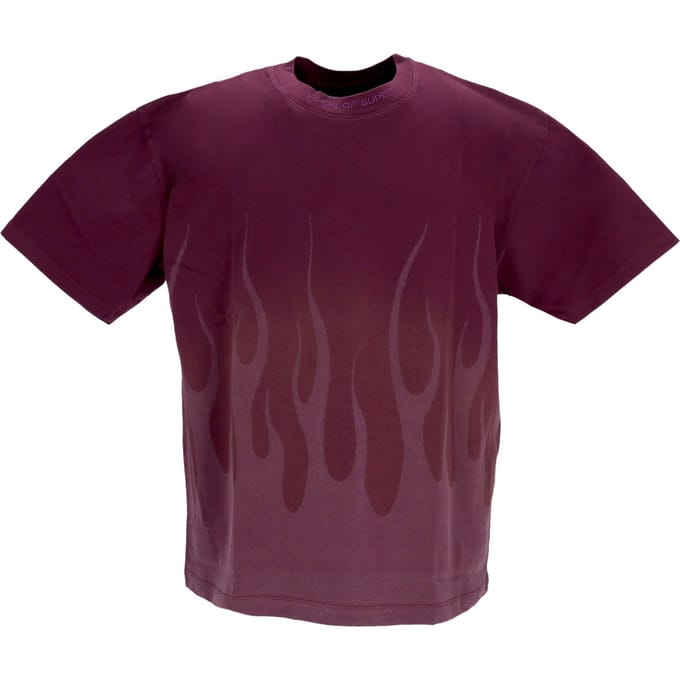 Corrosive Flames Tee Grape Wine heren-T-shirt