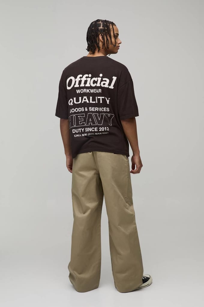 Wide Fit Pleat Front Work 365 Trouser | Sand | Size 48