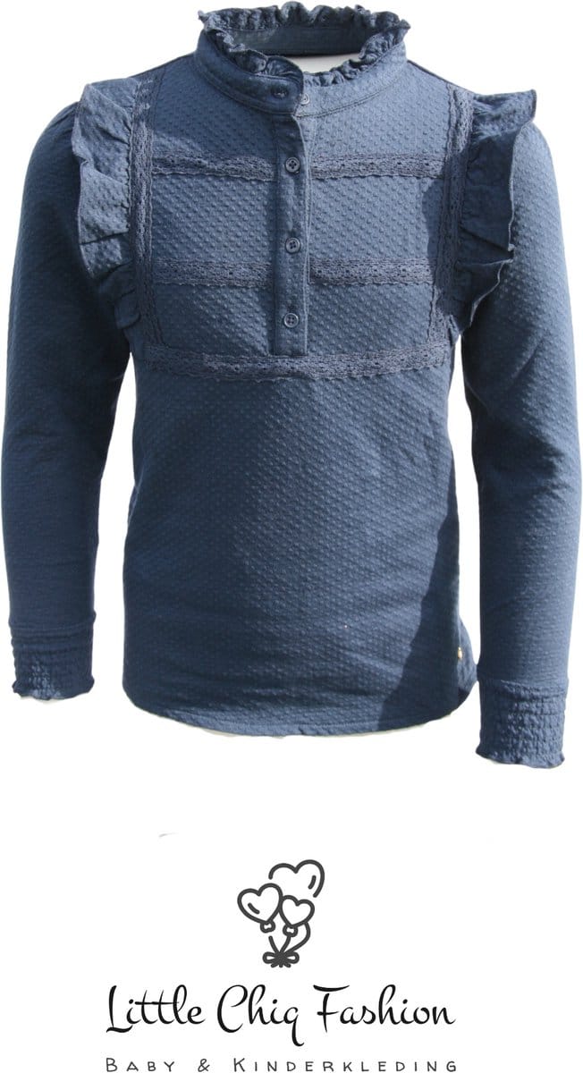Funkle Girls Blouse donkerblauw