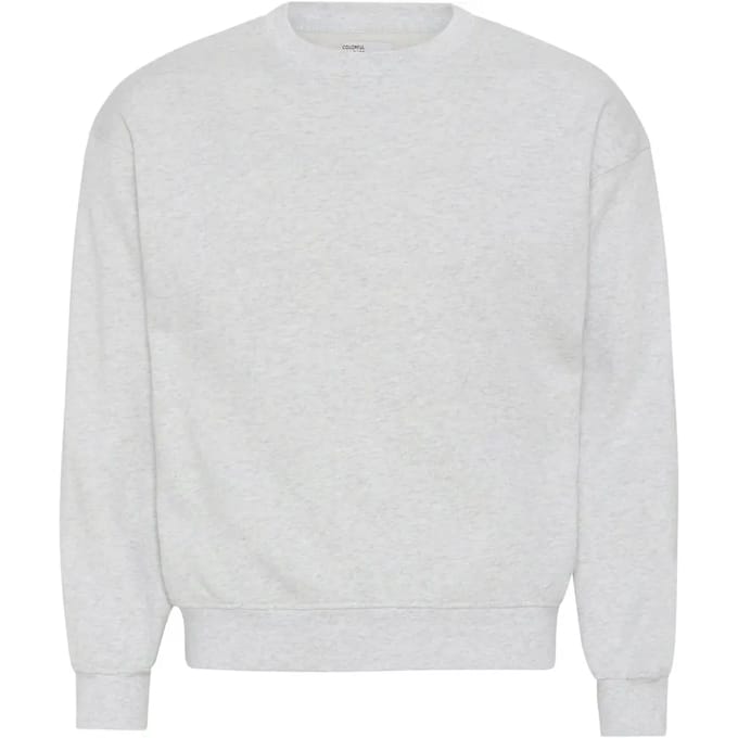 Sweatshirt ronde hals Colorful Standard Organic oversized snow melange