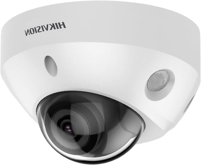 Beveiligingscamera Dome - Bewakingscamera HD - Huis Beveiligen - Nachtzicht 30m - 8 Megapixel - Wit