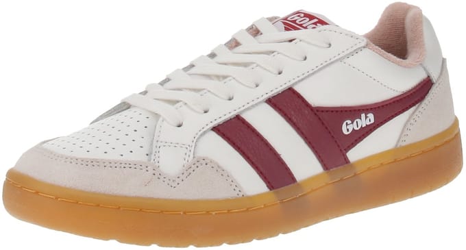 Gola Eagle 86 - Damesschoen - Wit-Cerise-Roos-Gum