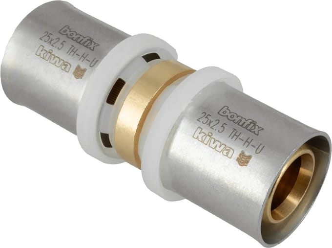 Bonfix Alu-pers rechte verloopkoppeling 25 x 16 mm