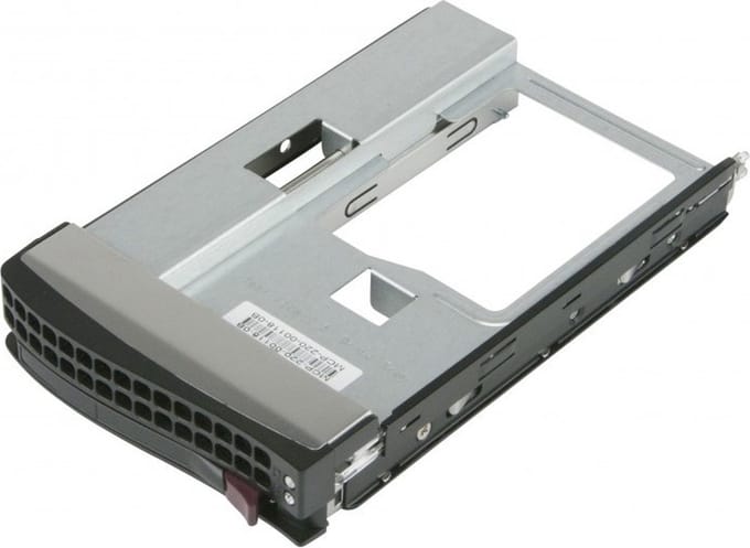 Supermicro Spare Parts MCP-220-247 2,5/3,5'' Carrier panel Zwart, Metallic