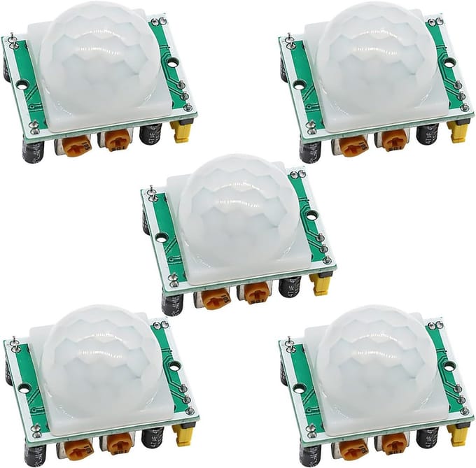 PIR Bewegingssensor Module voor Arduino en Raspberry Pi - 5 Stuks